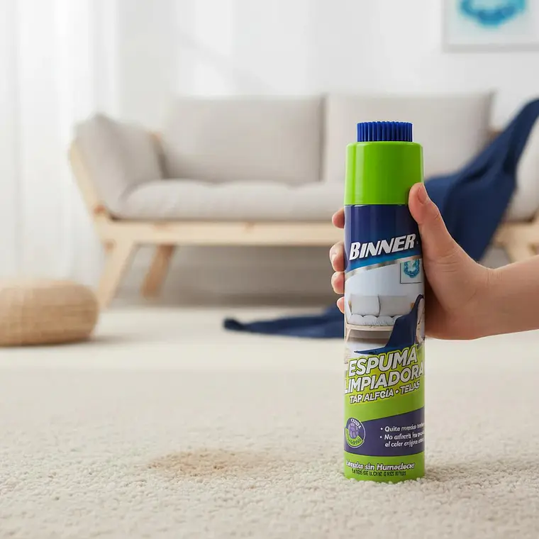 Limpiador Tapiceria, Telas, Alfombras Binner 600ml 2