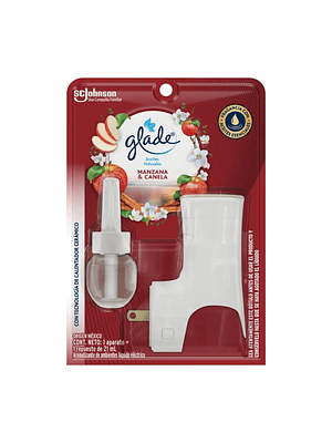 Aromatizante Glade Manzana Canela Aparato + Recarga 21ml