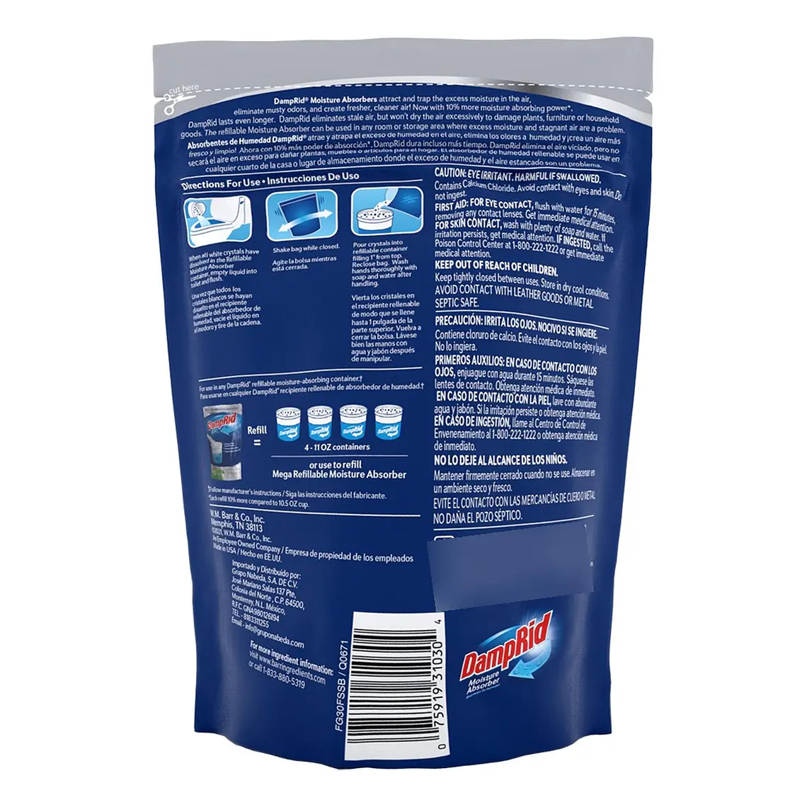 Recarga Antihumedad Fresh Scent Damprid 1.24 Kg 2