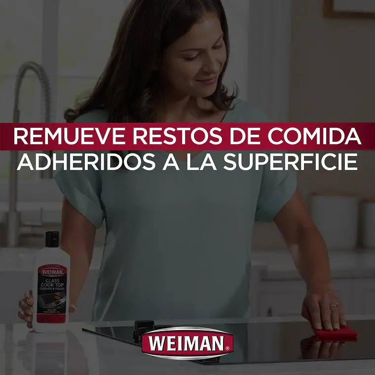 Crema Para Limpiar Vitroceramica Weiman 425 Ml 3
