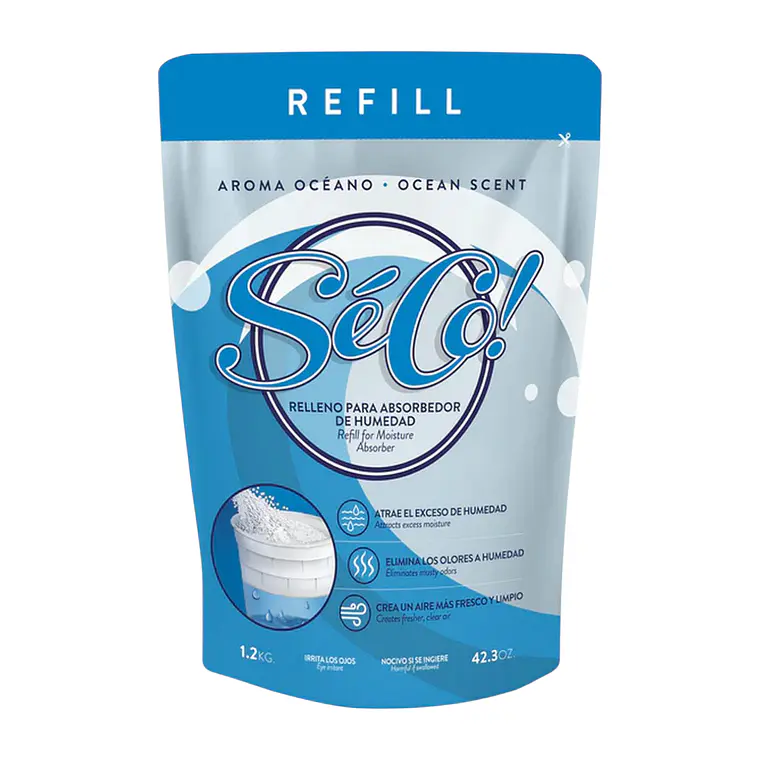 Recarga Absorbedor De Humedad Seco 1.2kg 1
