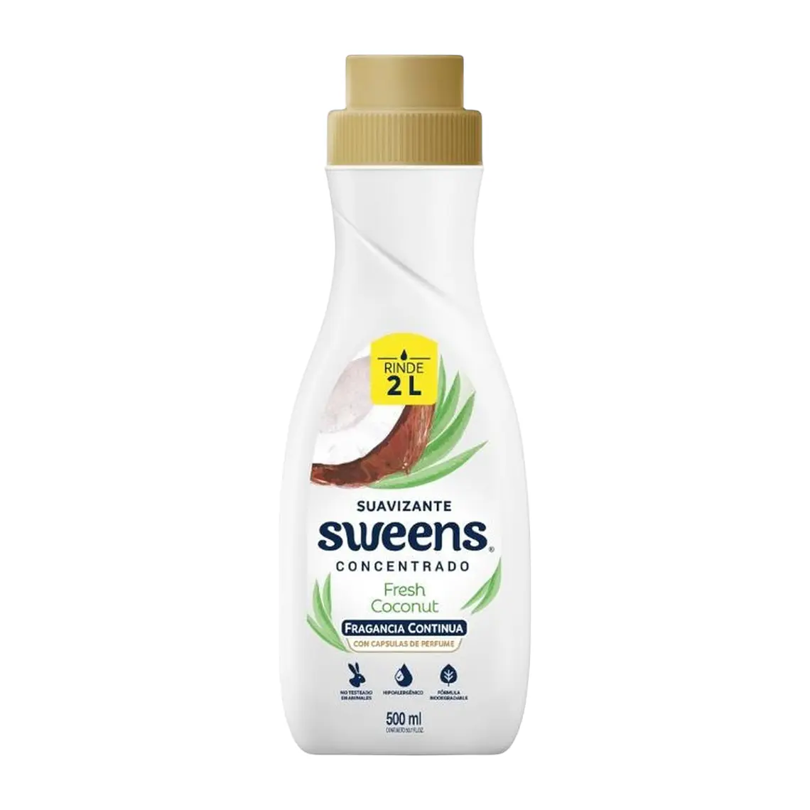 Suavizante Concentrado Sweens Fresh Coconut 500 Ml 1