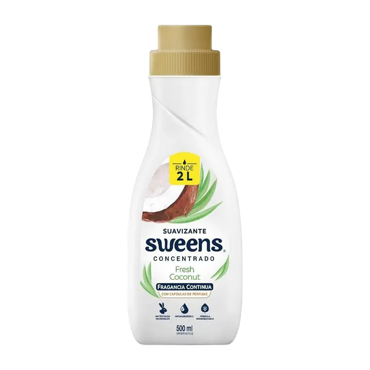 Suavizante Concentrado Sweens Fresh Coconut 500 Ml 1