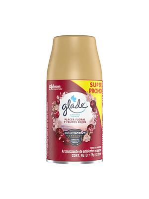 Recarga Glade Automático Placer Floral y Cherry 175g