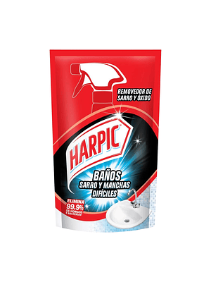 Recarga Harpic Baño Sarro y Manchas Difíciles 420ml