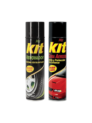 Pack Renovador de Neumáticos + Cera en Aerosol 360ml