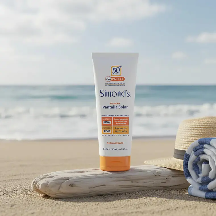 Simonds bloqueador solar SPF 50 200 ml para piel sensible 2
