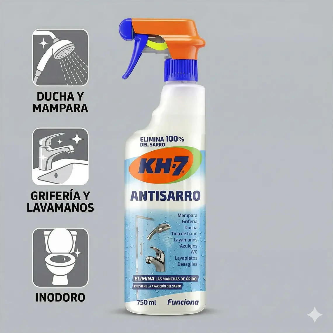 Limpiador Antisarro Kh7 750ml 4