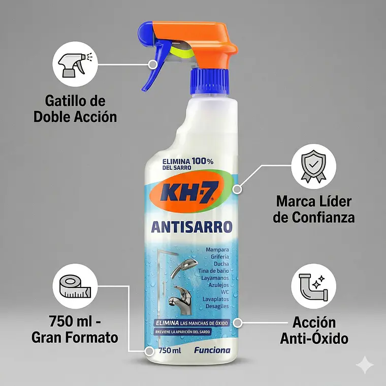 Limpiador Antisarro Kh7 750ml 5