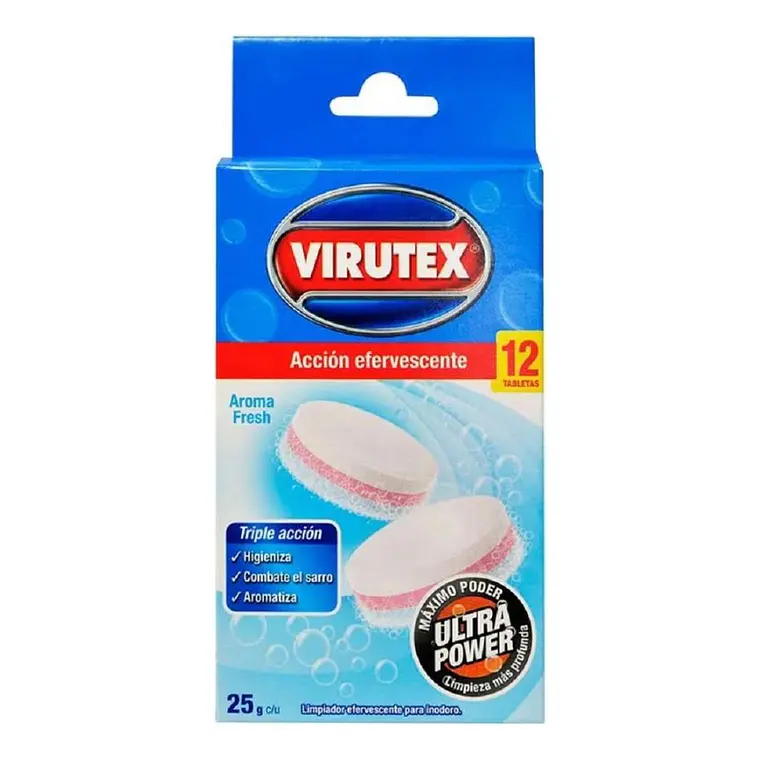 Pastillas Inodoro Efervescentes Antisarro Virutex 12tabletas 1