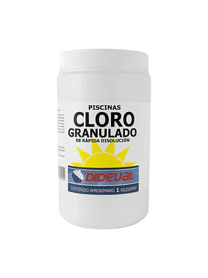 Cloro Granulado para Piscina Dideval 1 kg