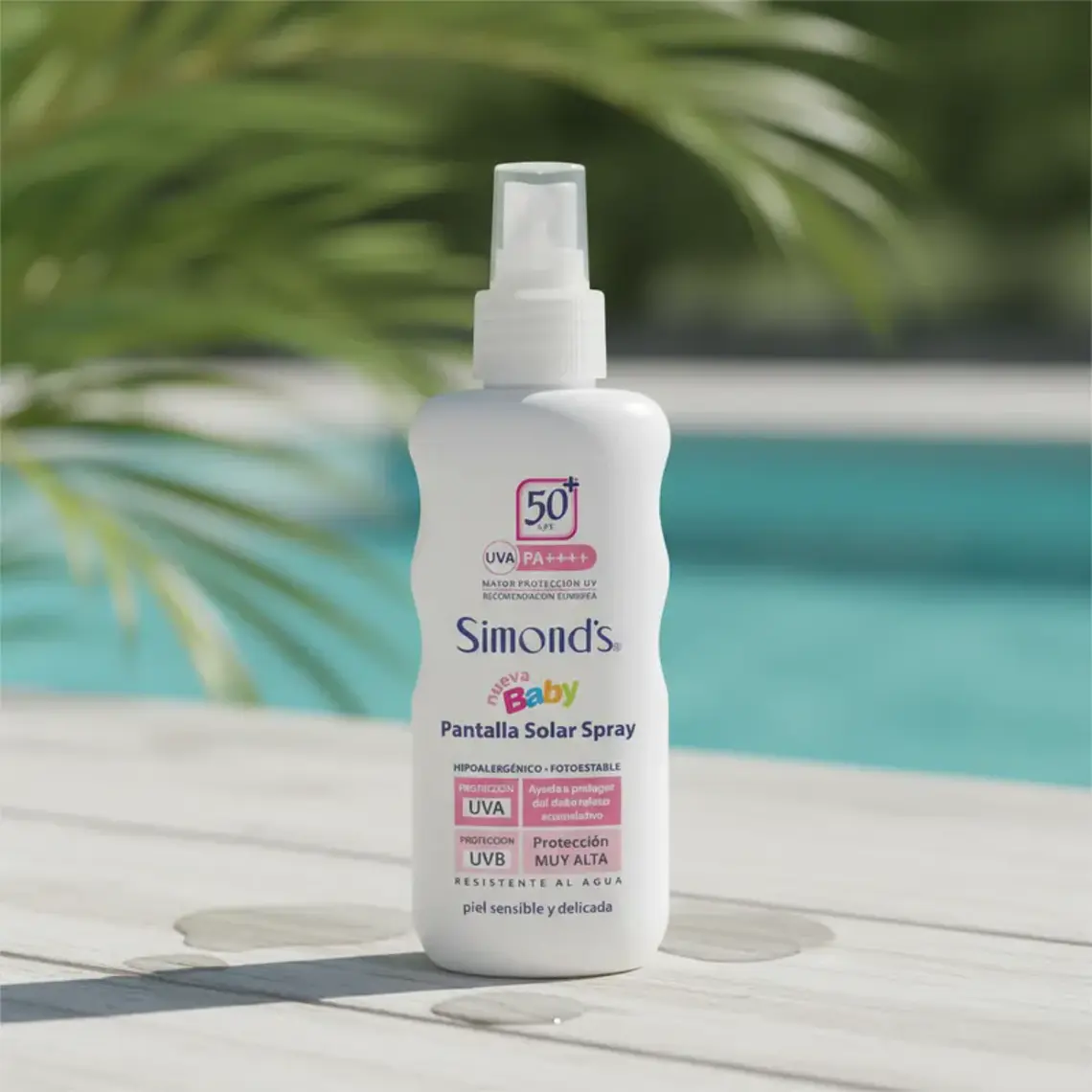 Bloqueador Protector Solar F50 Simonds Baby Spray 190ml 2