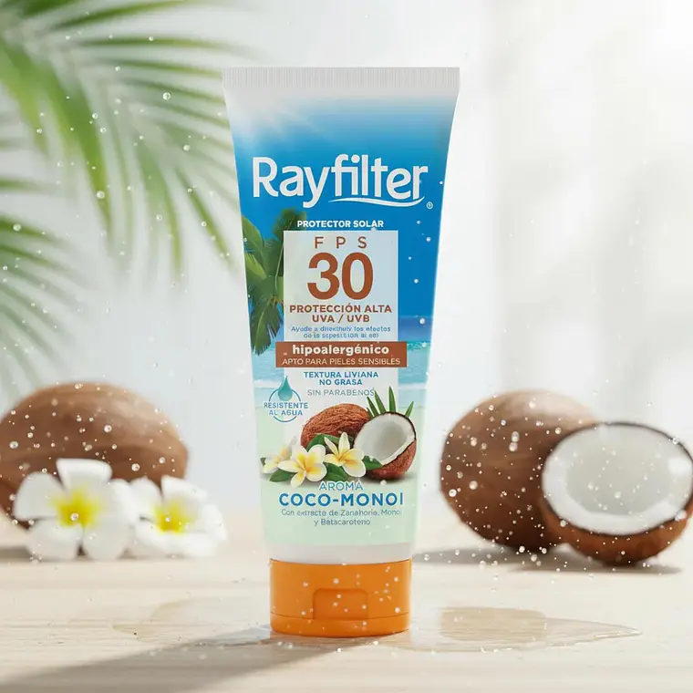Protector Solar Rayfilter Fps 30 Coco Monoi 190 Gr 2