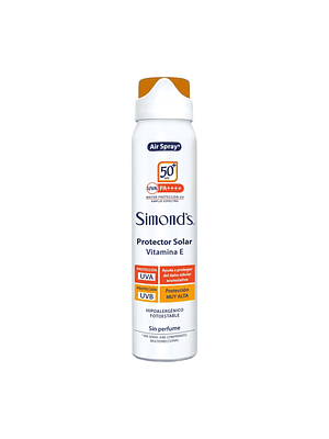 Protector solar air spray Simonds FPS50 75ml