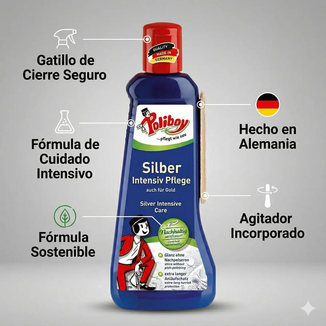 Limpiador Cuidados Plata Intensivo 200 Ml 4