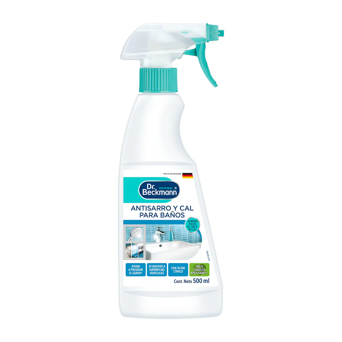 Limpiador Antisarro y Cal Baños Dr. Beckmann 500ml 1
