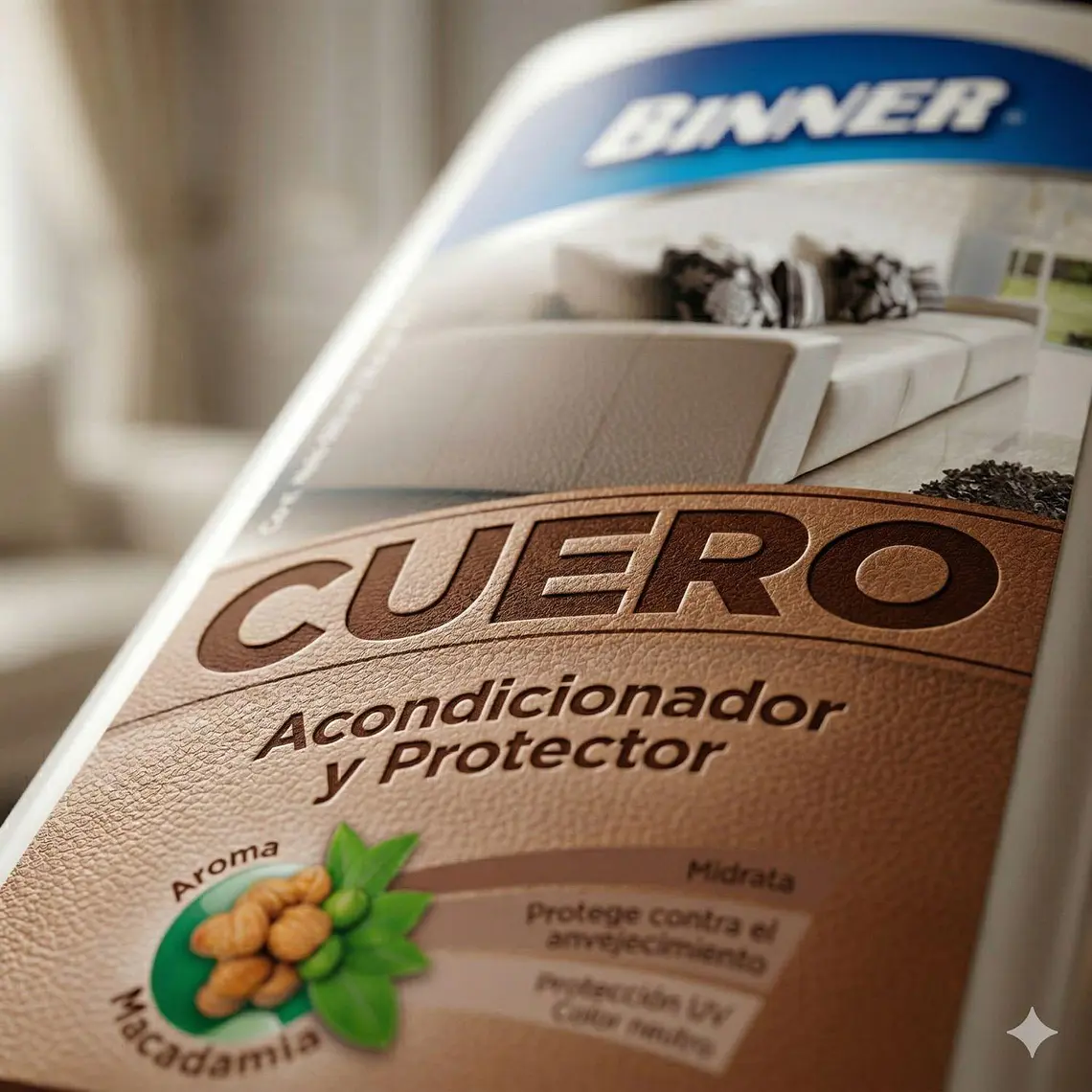 Limpiador y Protector de Cuero 500ml Binner 6