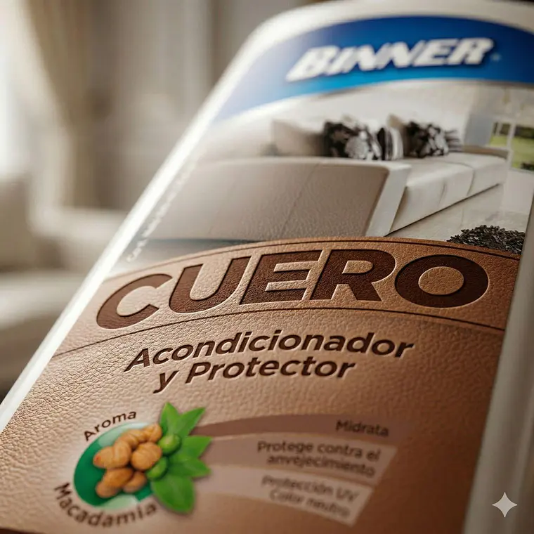 Limpiador y Protector de Cuero 500ml Binner 6