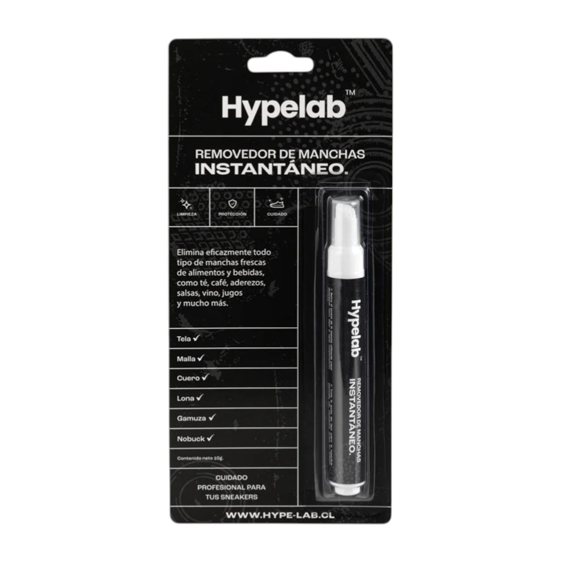 Lápiz Quitamanchas Hypelab Para Zapatillas Y Telas 10g 1