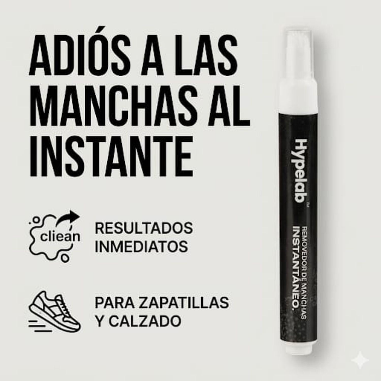 Lápiz Quitamanchas Hypelab Para Zapatillas Y Telas 10g 3