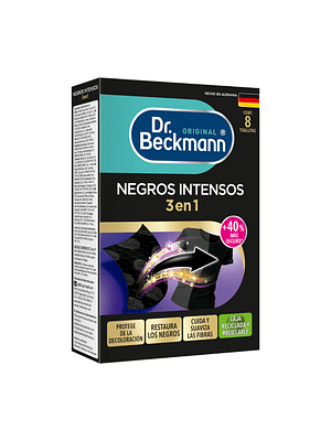 Toallitas Negros Intensos Dr. Beckmann 8 Un