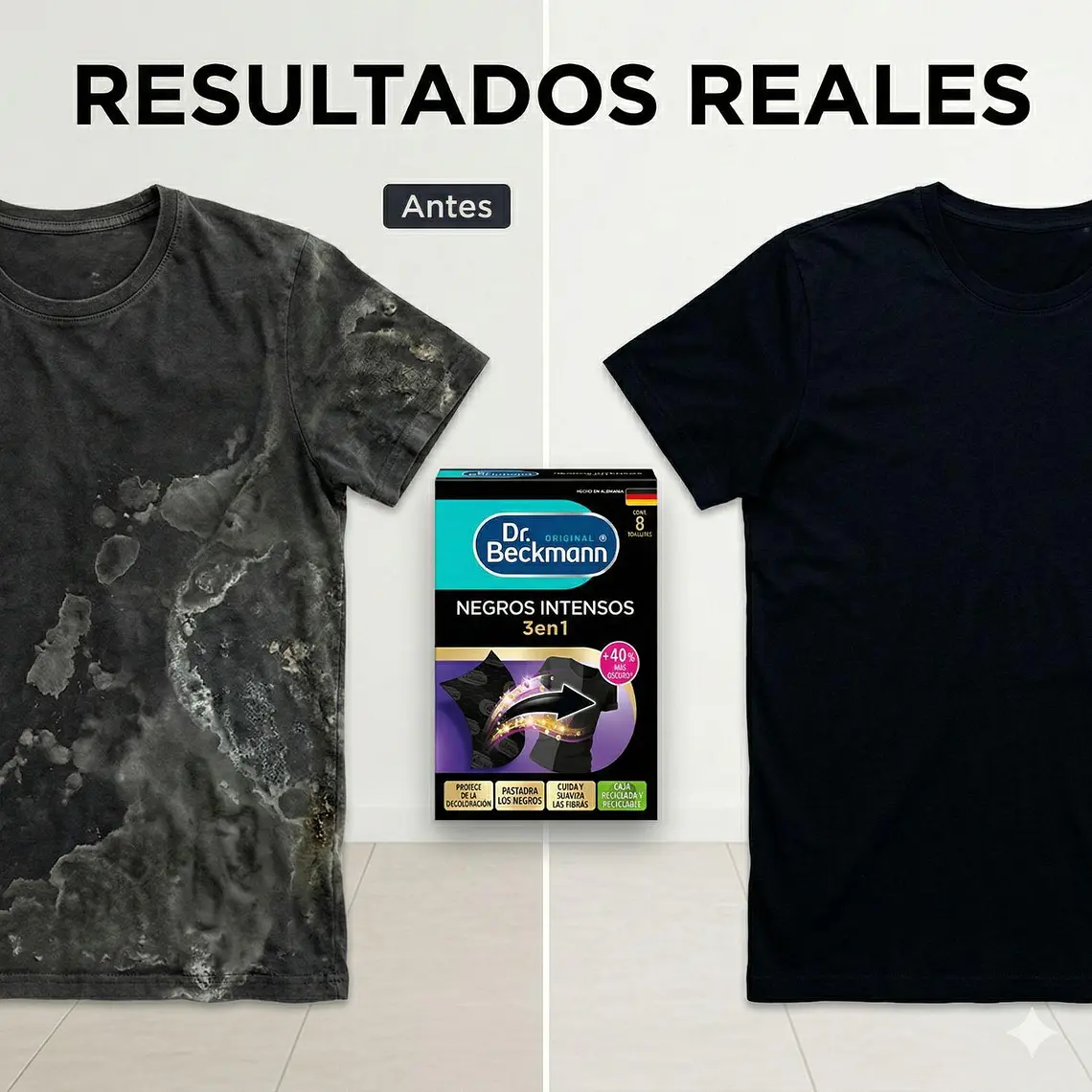 Toallitas Negros Intensos Dr. Beckmann 8 Un 2