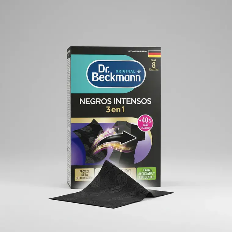 Toallitas Negros Intensos Dr. Beckmann 8 Un 5