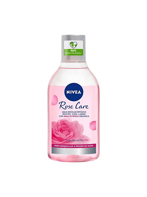 Agua Micelar Nivea Bifásica Rose Care 400 ml
