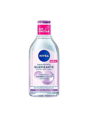 Agua Micelar Nivea 400ml: Desmaquillante Piel Sensible