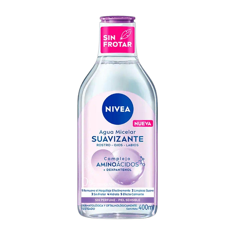 Agua Micelar Nivea 400ml: Desmaquillante Piel Sensible 1