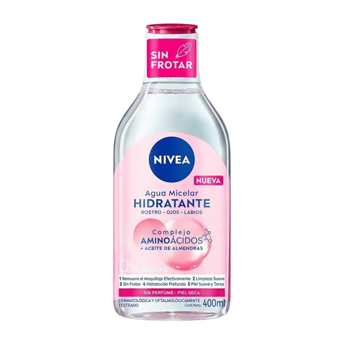 Agua Micelar Nivea Hidratante 400ml: Piel Seca y Sensible 1