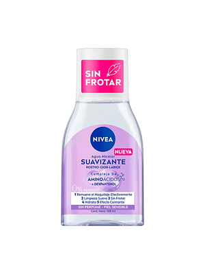 Agua Micelar Nivea Piel Sensible 100ml: Suavizante 3 en 1