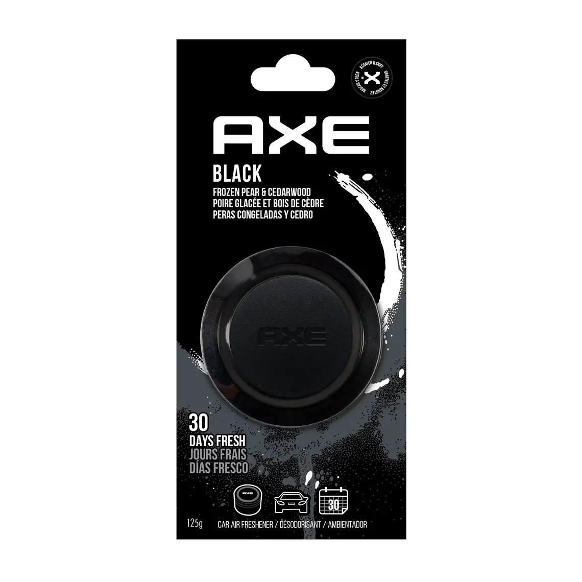 Aromatizante Para Autos Axe Tarro Gel Black 125gr 1