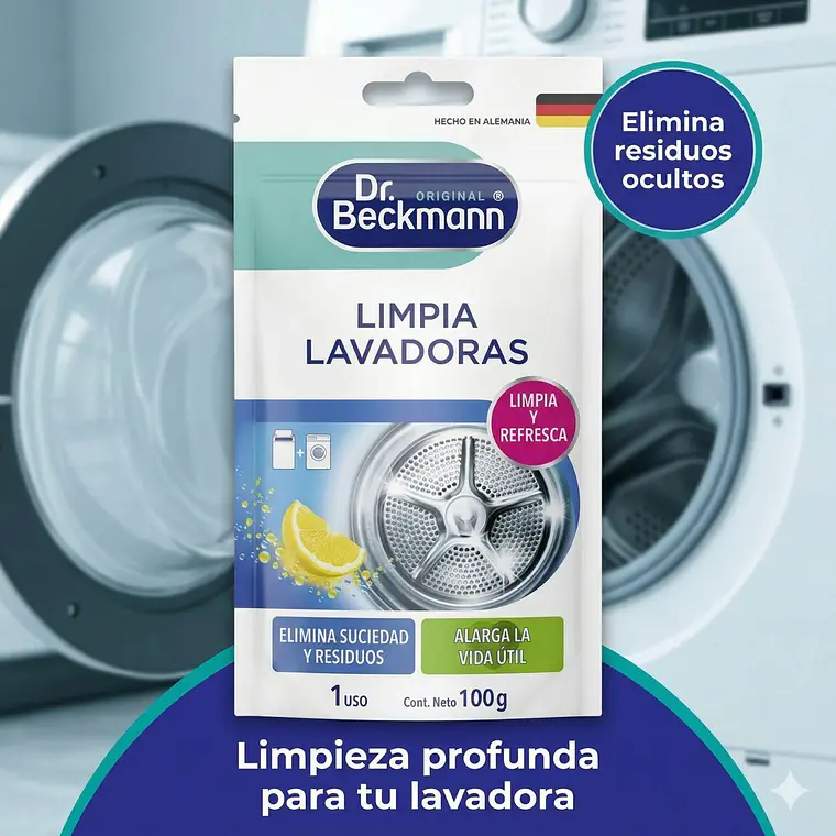 Limpia Lavadoras en Polvo Dr. Beckmann 100 g 2