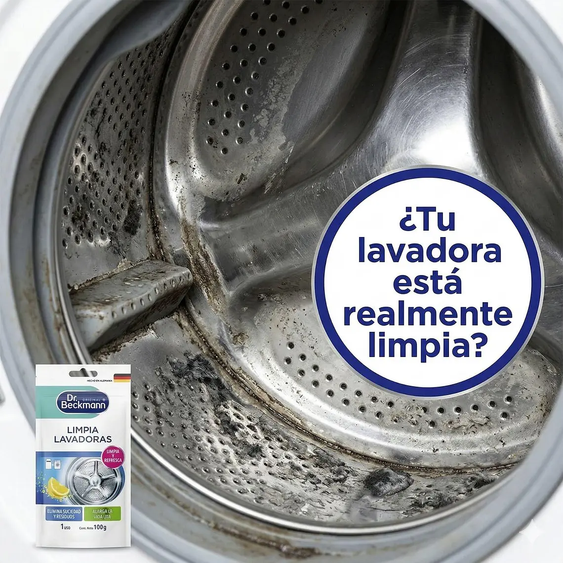 Limpia Lavadoras en Polvo Dr. Beckmann 100 g 3