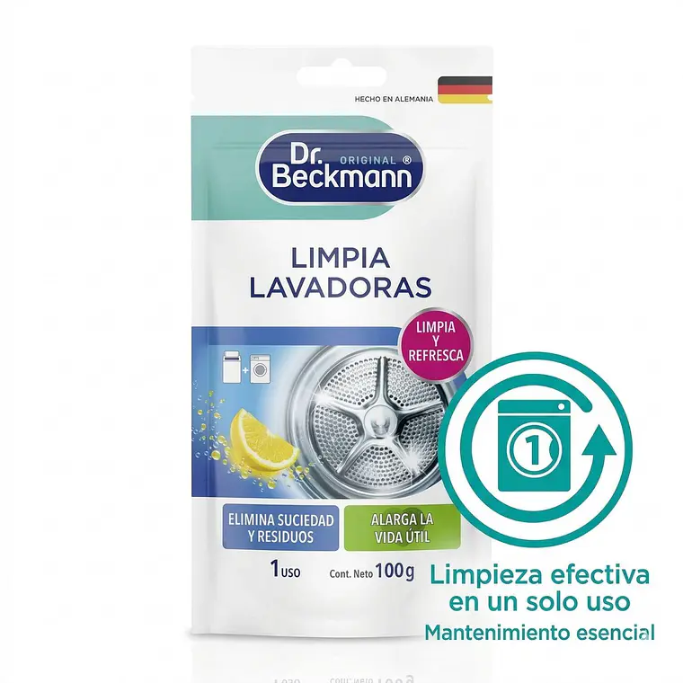 Limpia Lavadoras en Polvo Dr. Beckmann 100 g 8