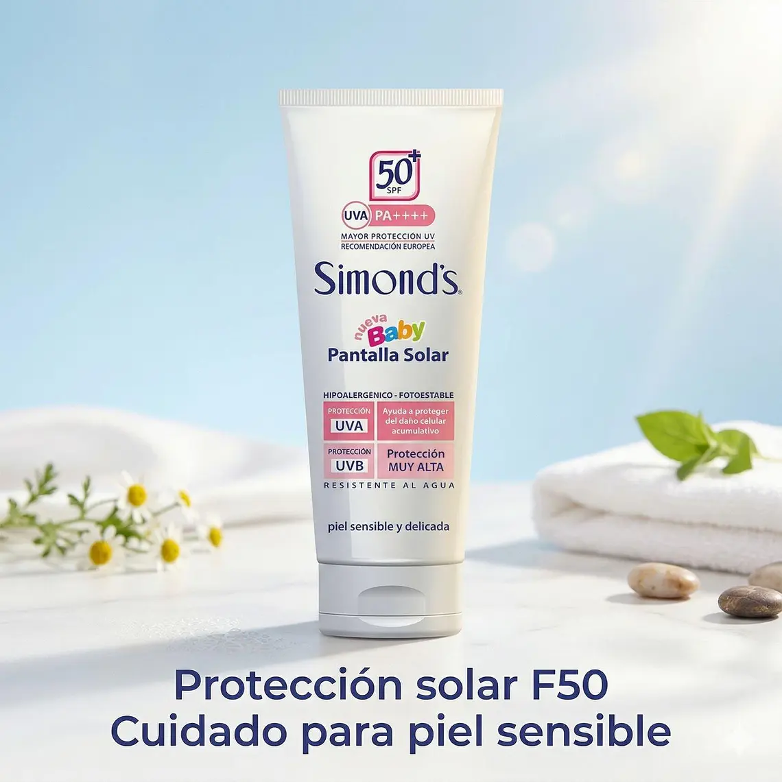 Bloqueador Protector Solar F50 Simonds Baby 200ml 2