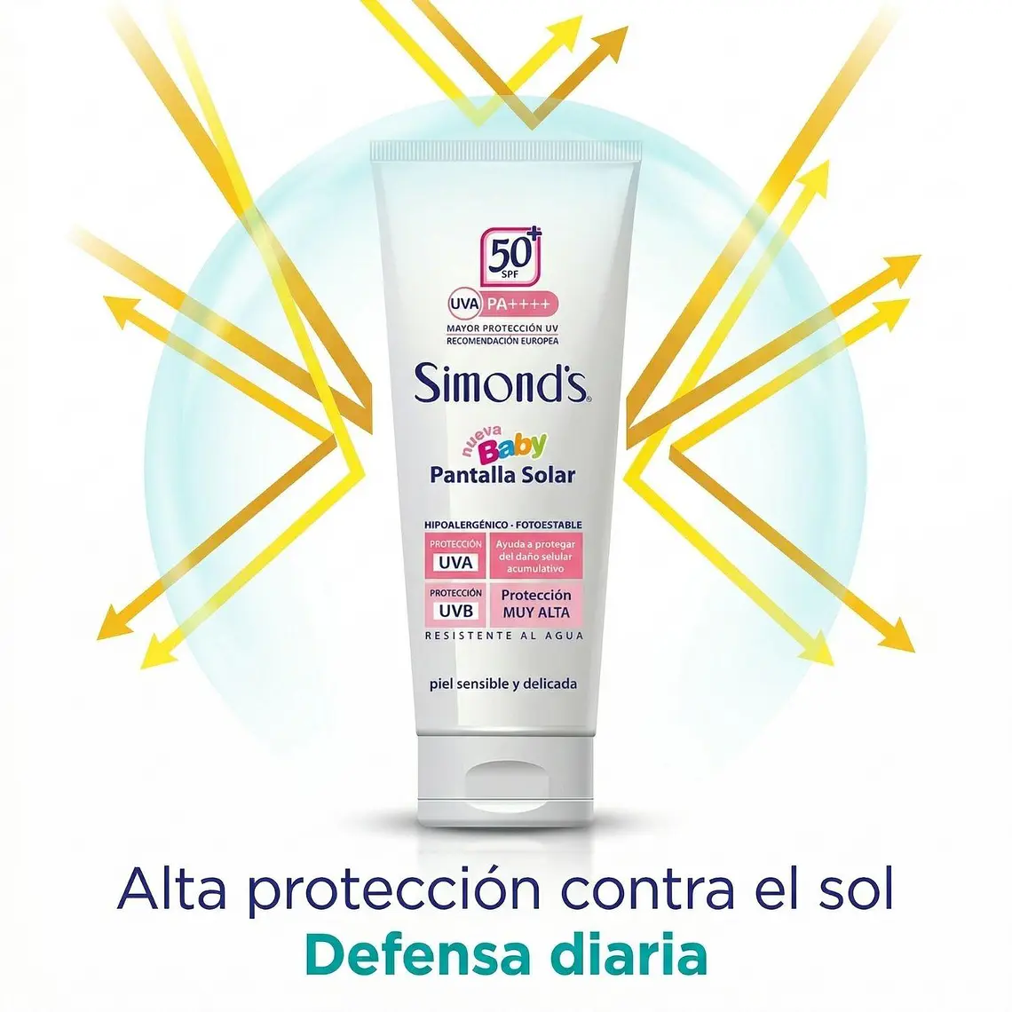 Bloqueador Protector Solar F50 Simonds Baby 200ml 3