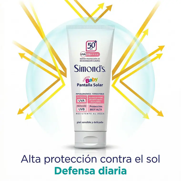 Bloqueador Protector Solar F50 Simonds Baby 200ml 3