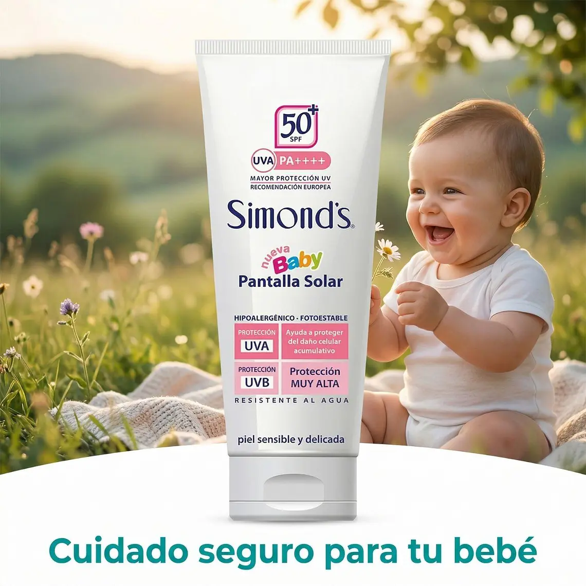 Bloqueador Protector Solar F50 Simonds Baby 200ml 4