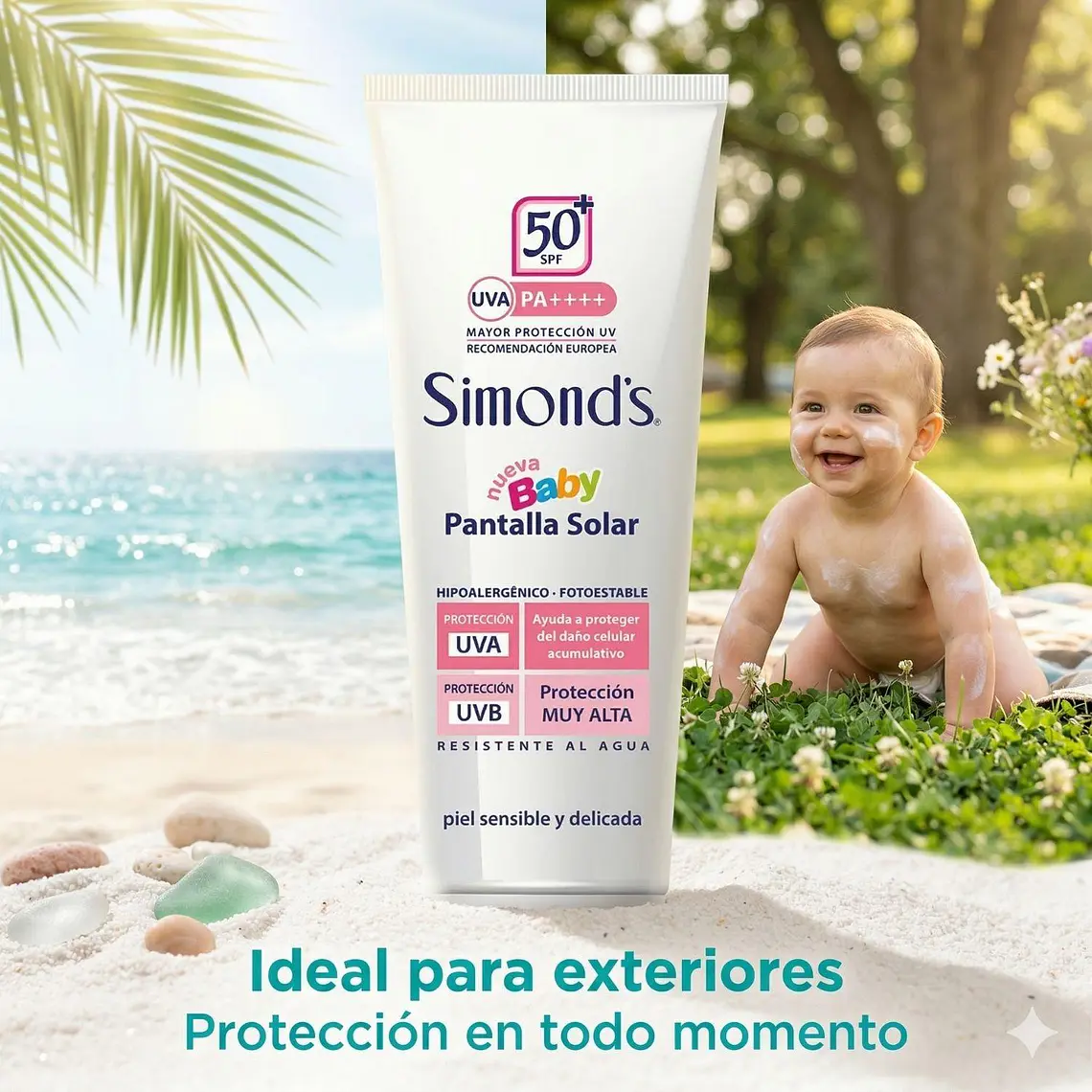 Bloqueador Protector Solar F50 Simonds Baby 200ml 6