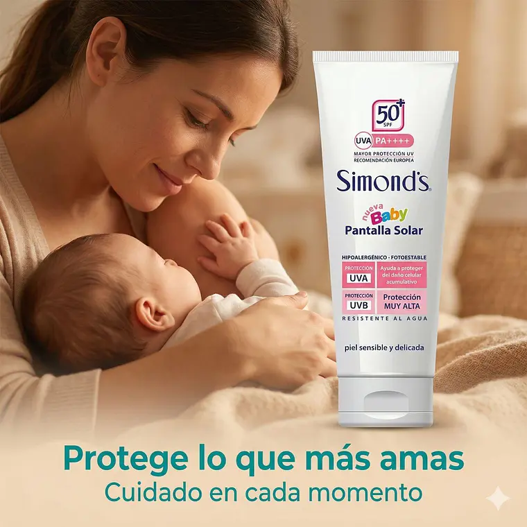 Bloqueador Protector Solar F50 Simonds Baby 200ml 8