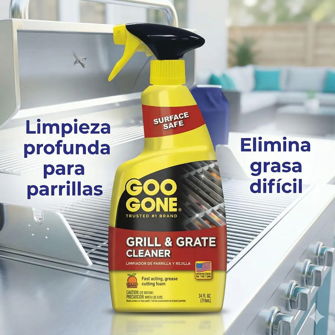 Limpiador De Bbq Y Parrillas Goo Gone 710 Ml 2