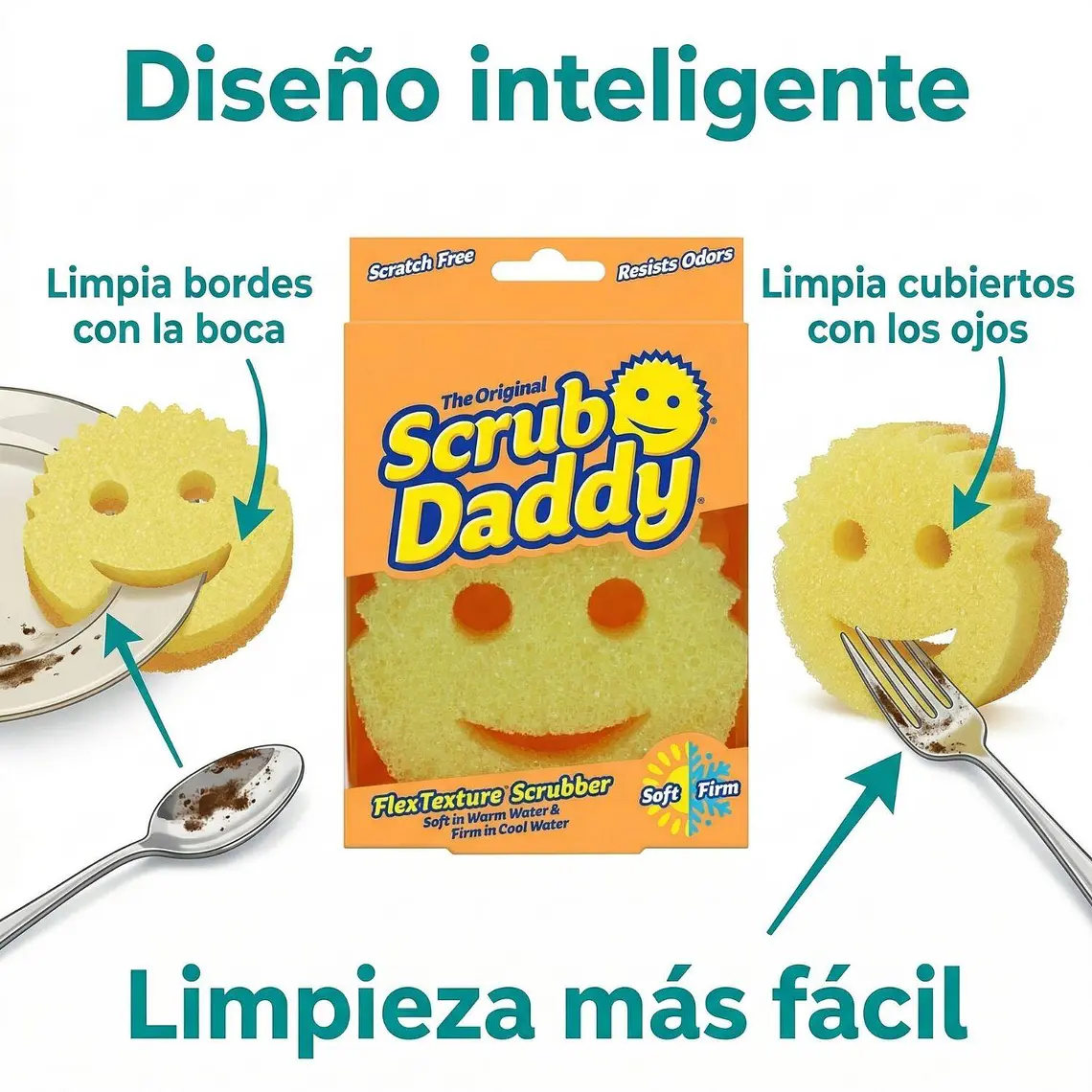 Esponja de Limpieza Scrub Daddy 1 Unidad 5
