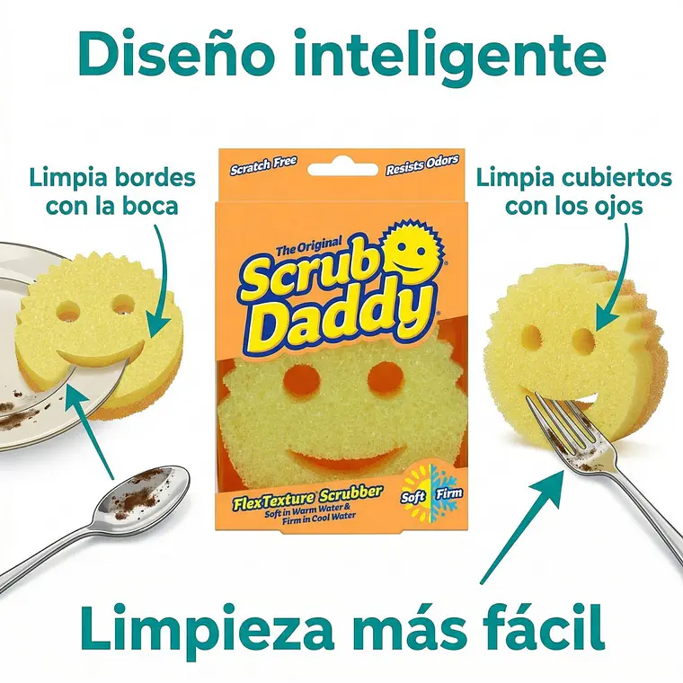 Esponja de Limpieza Scrub Daddy 1 Unidad 5