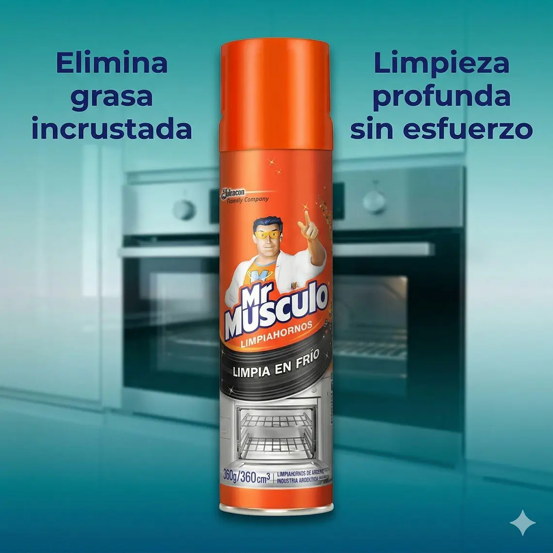 Limpiador De Hornos Mr. Musculo 360 Ml 2