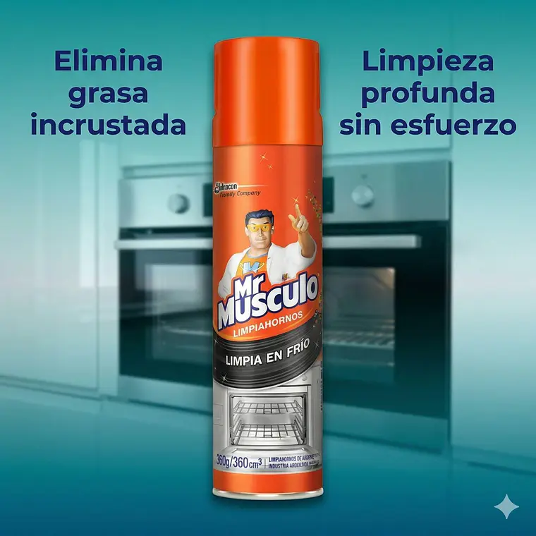 Limpiador De Hornos Mr. Musculo 360 Ml 2