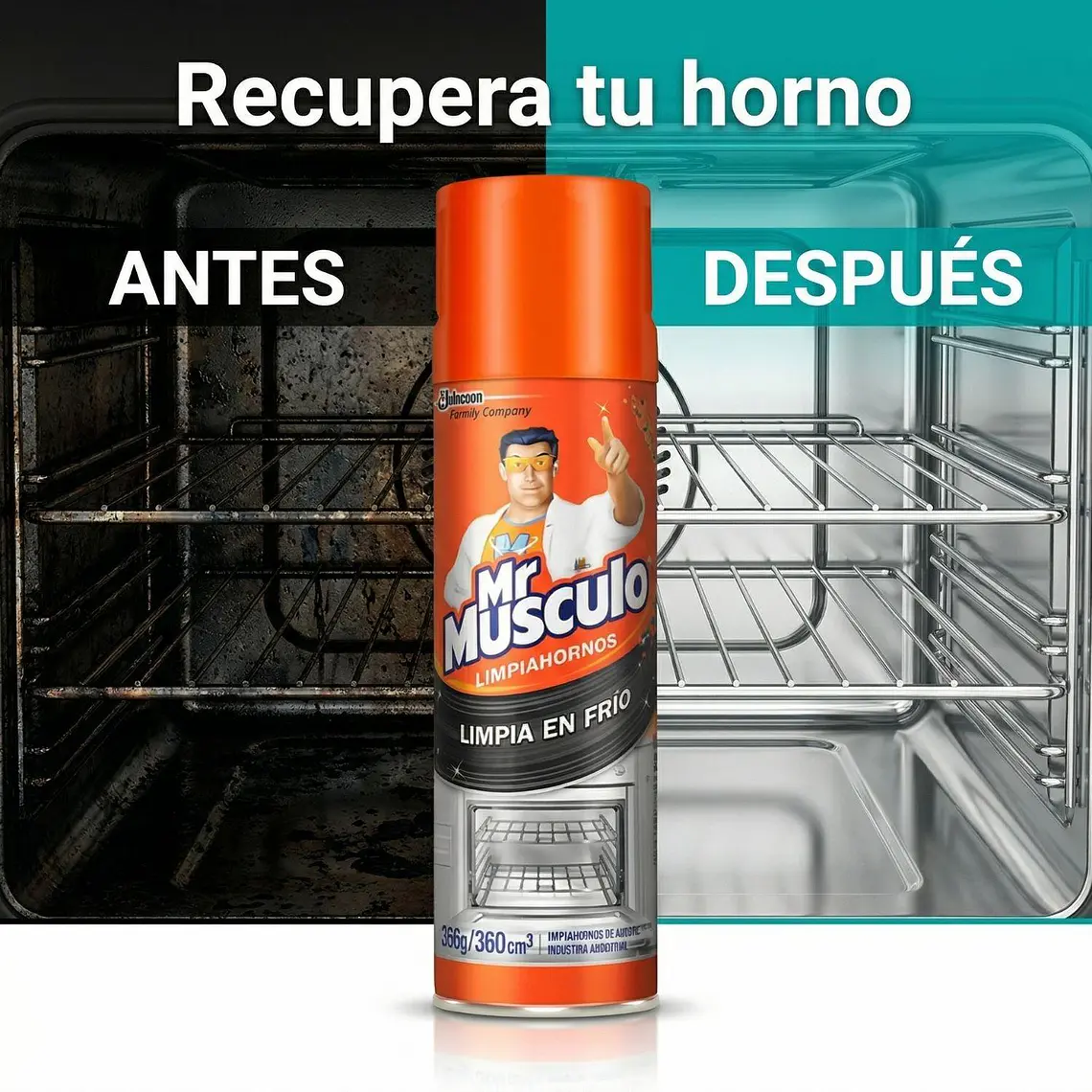 Limpiador De Hornos Mr. Musculo 360 Ml 4