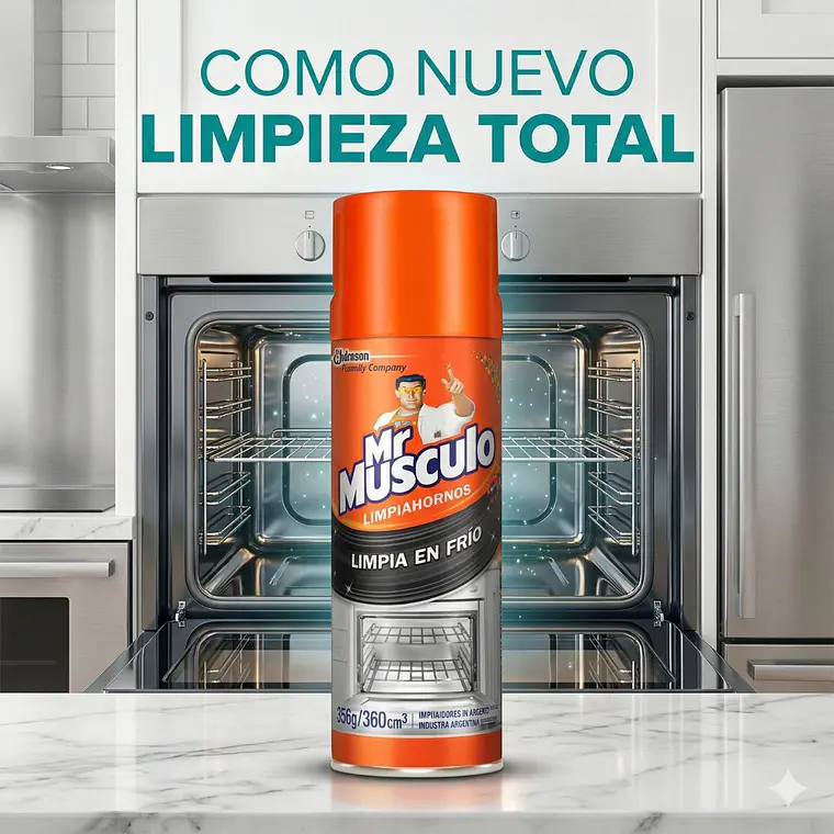 Limpiador De Hornos Mr. Musculo 360 Ml 7