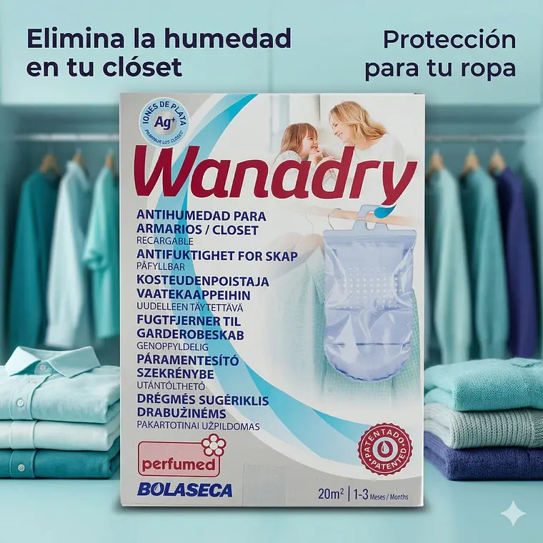 Sistema Antihumedad Bolaseca Wanadry Closets Y Armarios 450g 3